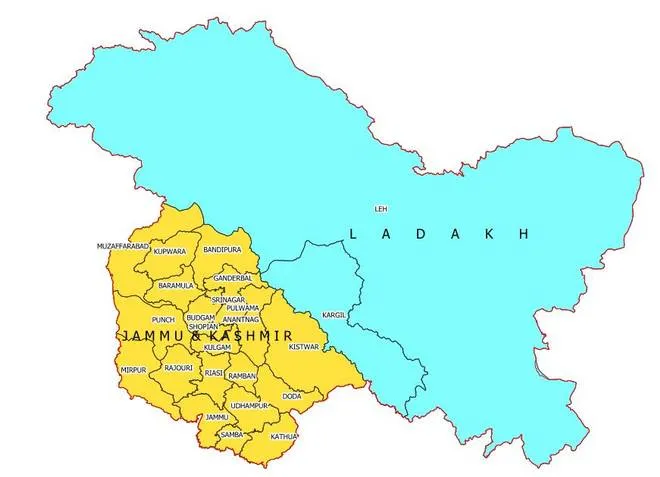 UNION HOME MINISTRY RELEASED NEW INDIA MAP